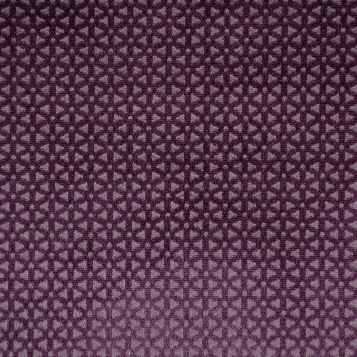 Clarke & Clarke STUDIO G Bezugsstoff Möbelstoff Polsterstoff Samtstoff Microfaser Loreto lila 140cm Breite