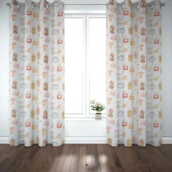 Clarke & Clarke STUDIO G Digitaldruck Süßigkeiten Bonbons Candyshop ecru multi 138cm Breite