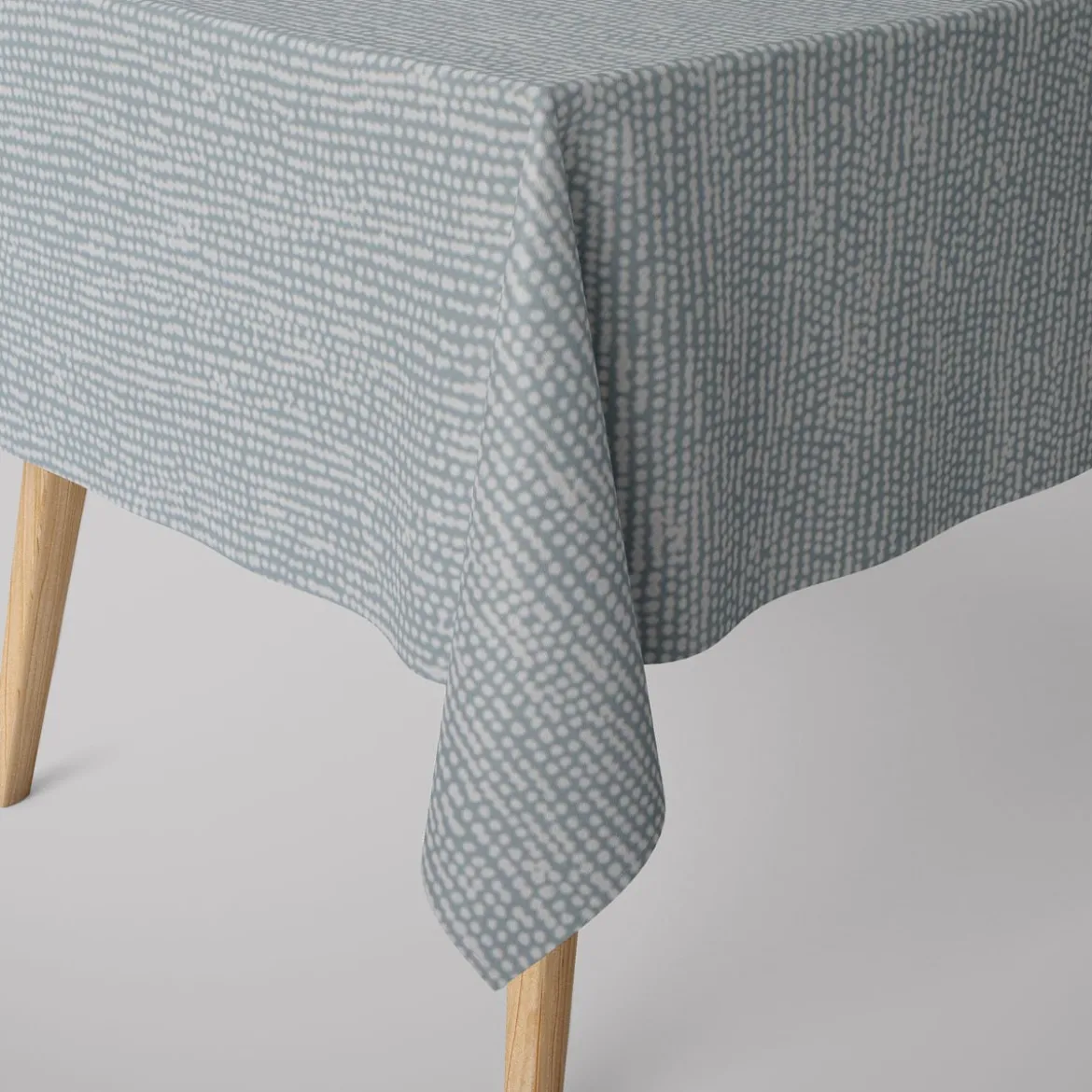 Clarke & Clarke STUDIO G Englischer Dekostoff Baumwollstoff Halbpanama Polsterstoff Rainfall Regentropfen mineral blau 138cm Breite
