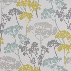 Clarke & Clarke STUDIO G Englischer Dekostoff Baumwollstoff Polsterstoff Blumen Gräser Mineral blau grün grau 138cm Breite
