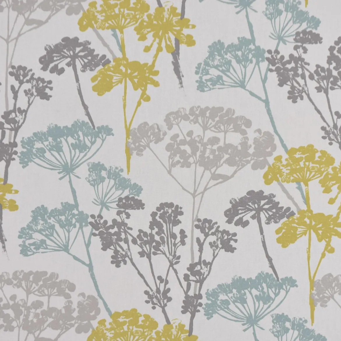 Clarke & Clarke STUDIO G Englischer Dekostoff Baumwollstoff Polsterstoff Blumen Gräser Mineral blau grün grau 138cm Breite