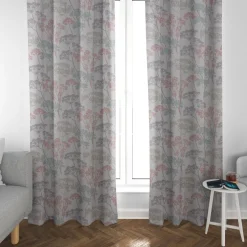 Clarke & Clarke STUDIO G Englischer Dekostoff Baumwollstoff Polsterstoff Blumen Gräser pastell mint rosa grau 138cm Breite