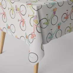 Clarke & Clarke STUDIO G Englischer Dekostoff Polsterstoff Digitaldruck Fahrrad multi 138cm Breite