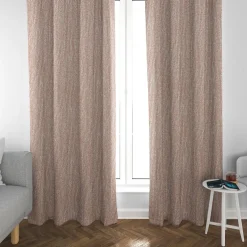 Clarke & Clarke STUDIO G Englischer Dekostoff Baumwollstoff Halbpanama Polsterstoff Rainfall Regentropfen zimt creme 138cm Breite
