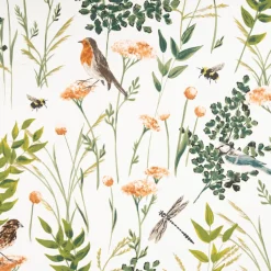 Clarke & Clarke STUDIO G Englischer Dekostoff Baumwollstoff Panama Polsterstoff Gardenia Blush 138cm Breite