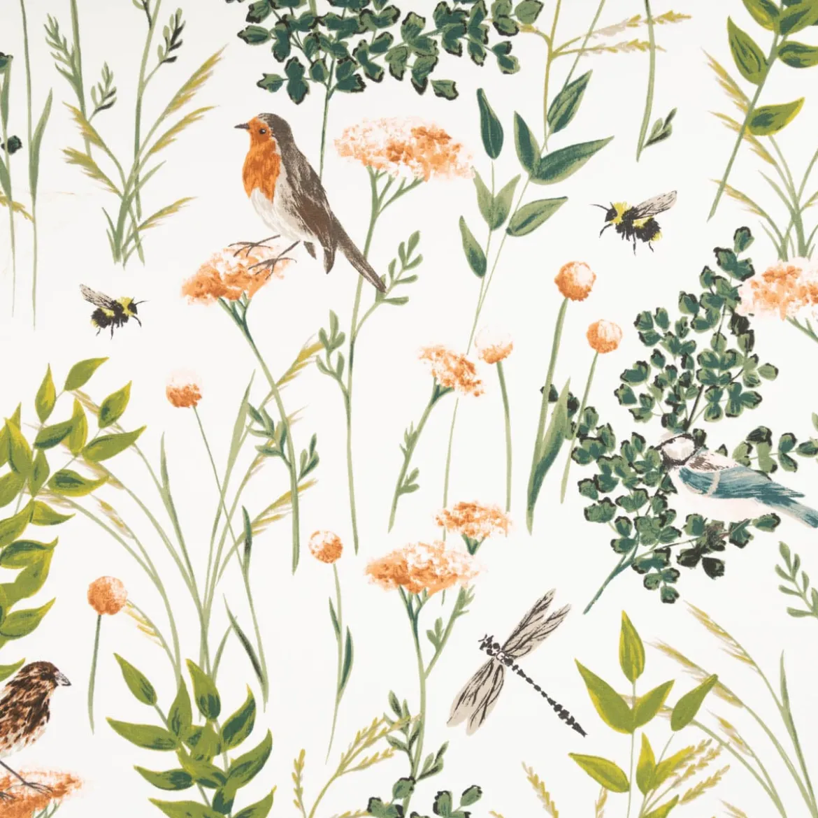 Clarke & Clarke STUDIO G Englischer Dekostoff Baumwollstoff Panama Polsterstoff Gardenia Blush 138cm Breite