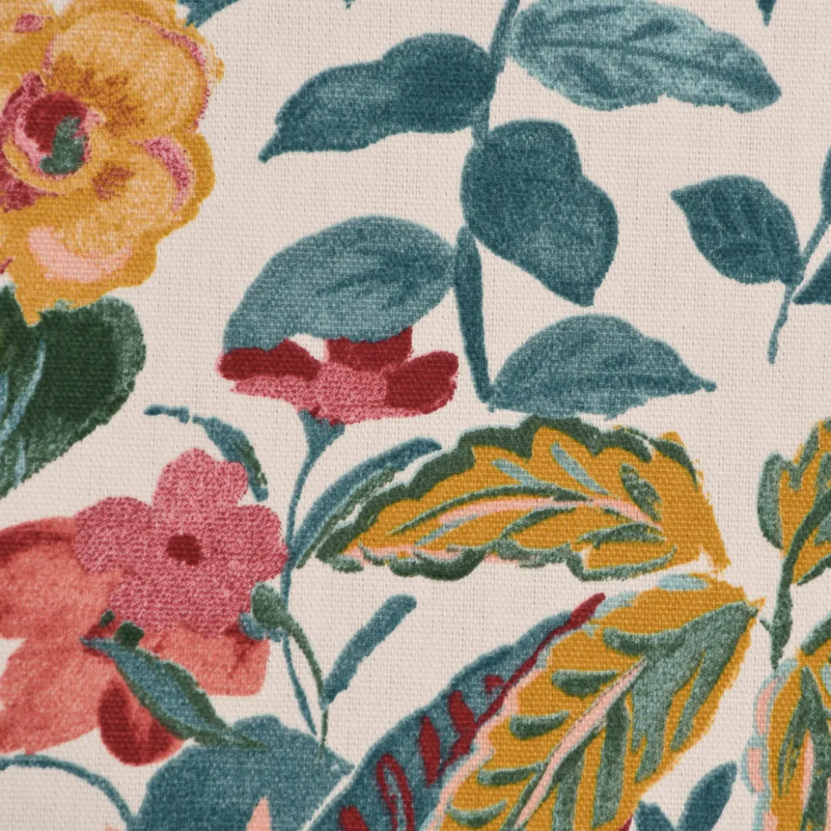 Clarke & Clarke STUDIO G Englischer Dekostoff Baumwollstoff Panama Polsterstoff Posy Blush bunt 138cm Breite