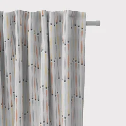 Clarke & Clarke STUDIO G Englischer Dekostoff Polsterstoff geometrisch Stäbchen beige blau gelb orange grau 138cm Breite
