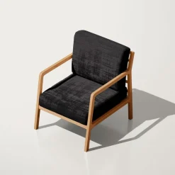 Clarke & Clarke STUDIO G Samtstoff Polsterstoff Dekostoff Clarke & Clarke STUDIO G Microfaser Alessia Struktur schwarz 140cm Breite