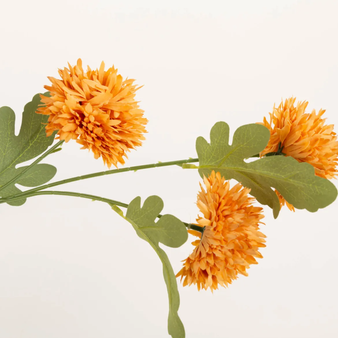 Clayre & Eef Kunstblume 64cm ocker grün