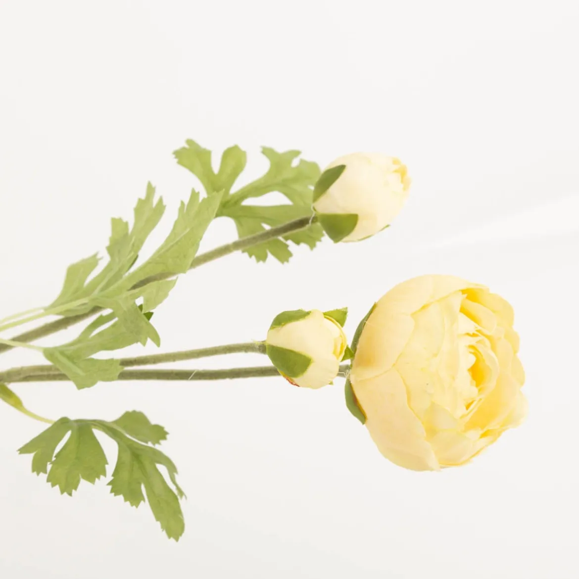 Clayre & Eef Kunstblume Ranunkel 70cm gelb grün