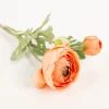 Clayre & Eef Kunstblume Ranunkel 70cm lachs grün