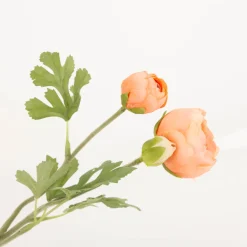 Clayre & Eef Kunstblume Ranunkel 70cm lachs grün