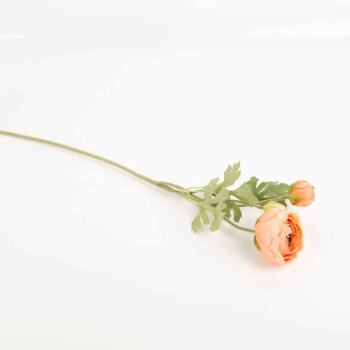 Clayre & Eef Kunstblume Ranunkel 70cm lachs grün