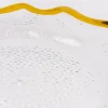 Clayre & Eef Platzteller gezackt mit goldfarbigem Rand Kunststoff transparent goldfarbig 33cm