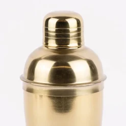 Cocktailshaker Edelstahl goldfarbig glänzend 500ml