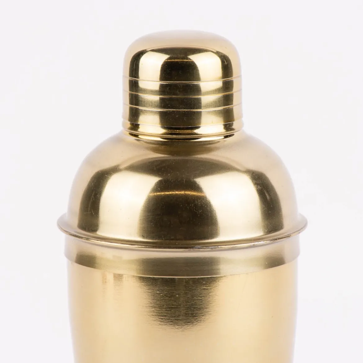 Cocktailshaker Edelstahl goldfarbig glänzend 500ml