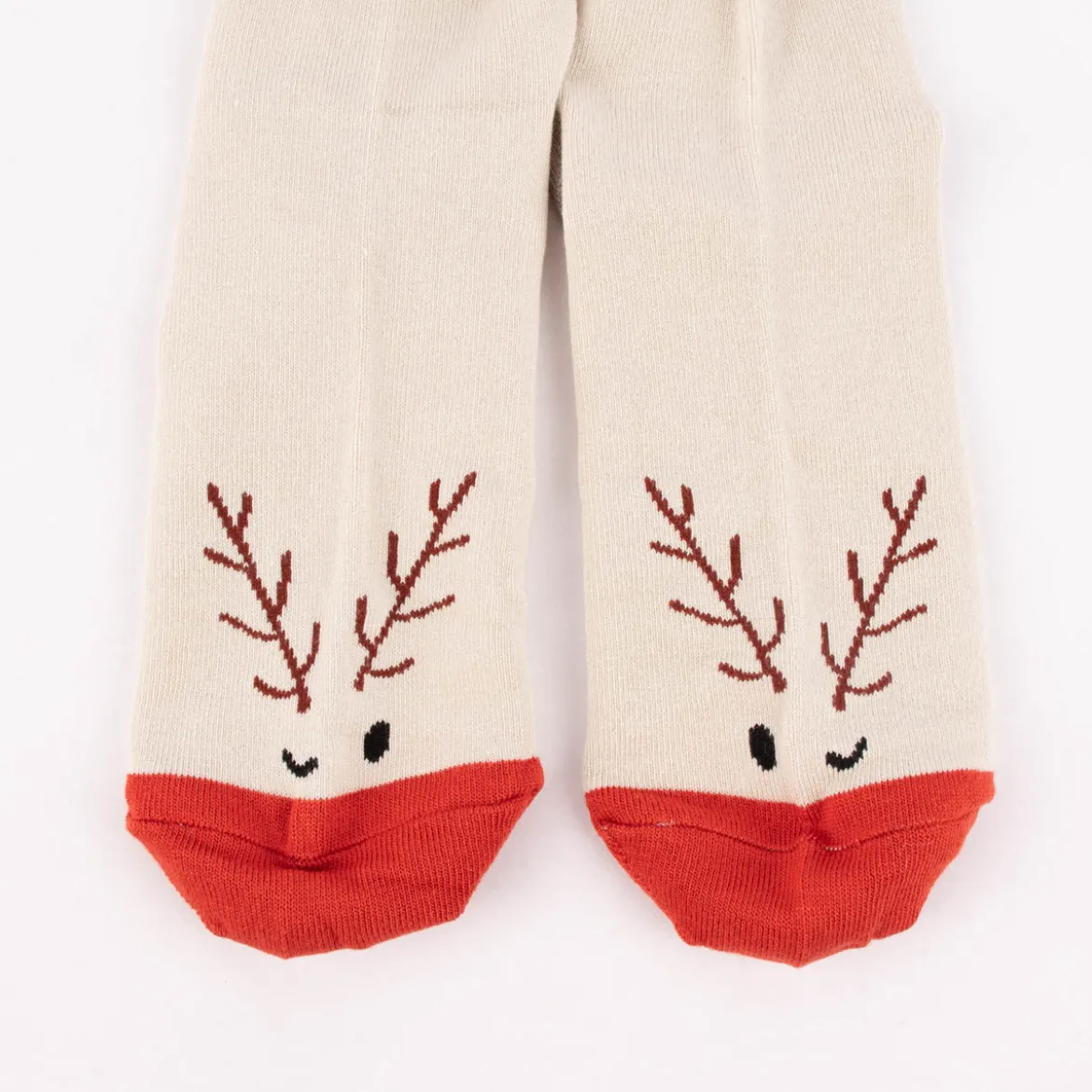 Coole Socke Weihnachten Rentier Größe 41-45 grau