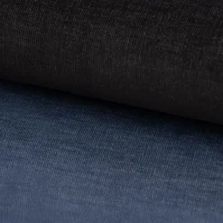 Cord Cordstoff Babycord Jeansoptik Bekleidungsstoff Dekostoff einfarbig jeansblau 1,36m Breite