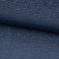 Cord Cordstoff Babycord Jeansoptik Bekleidungsstoff Dekostoff einfarbig jeansblau 1,36m Breite