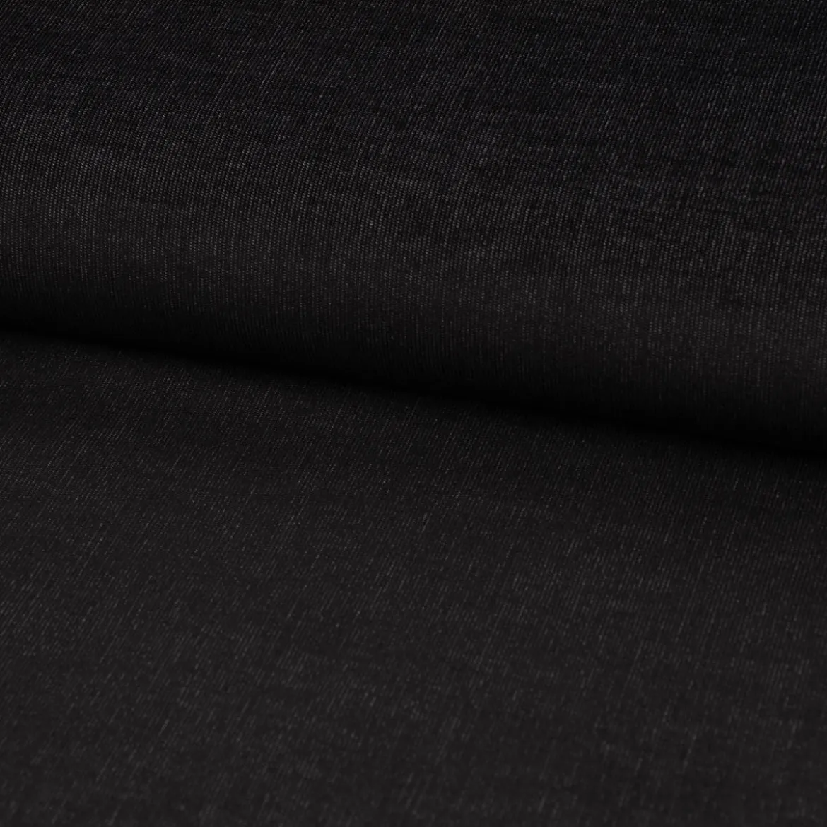 Cord Cordstoff Babycord Jeansoptik Bekleidungsstoff Dekostoff einfarbig schwarz 1,36m Breite