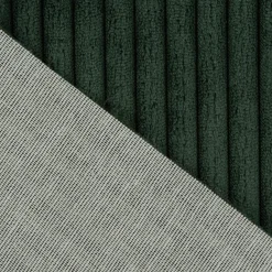Cord Polsterstoff Möbelstoff Breitcord Baby Rib dunkelgrün 1,45m breit