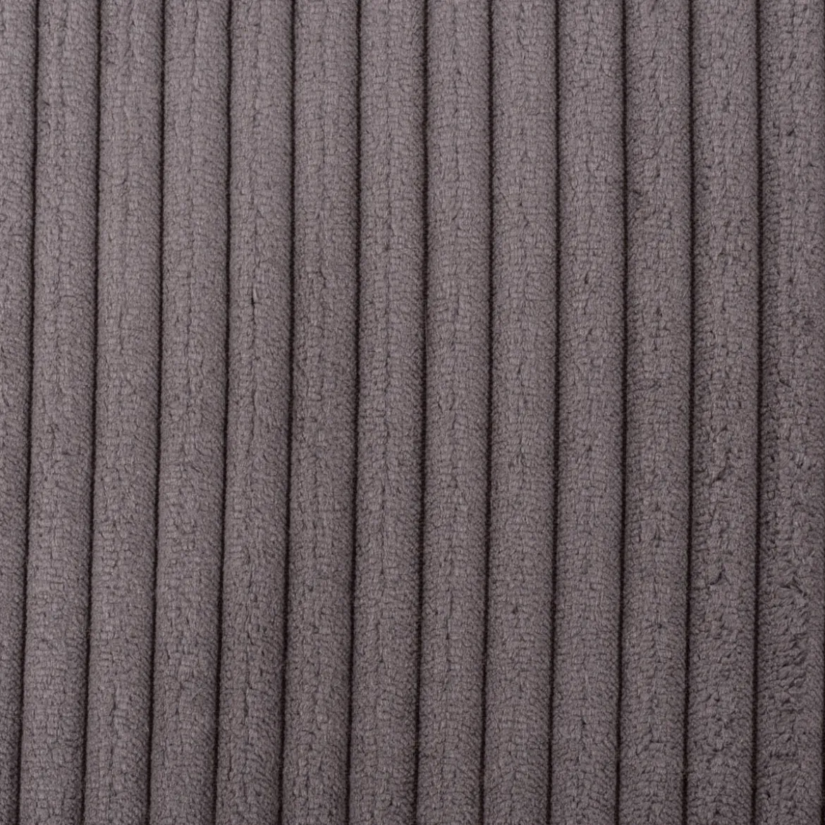 Cord Polsterstoff Möbelstoff Breitcord Baby Rib elephant grau 1,45m breit