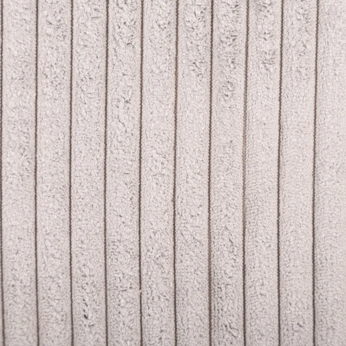 Cord Polsterstoff Möbelstoff Breitcord Baby Rib grau 1,45m breit