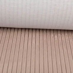 Cord Polsterstoff Möbelstoff Breitcord Baby Rib nougat braun 1,45m breit