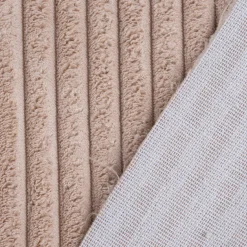 Cord Polsterstoff Möbelstoff Breitcord Baby Rib beige 1,45m breit