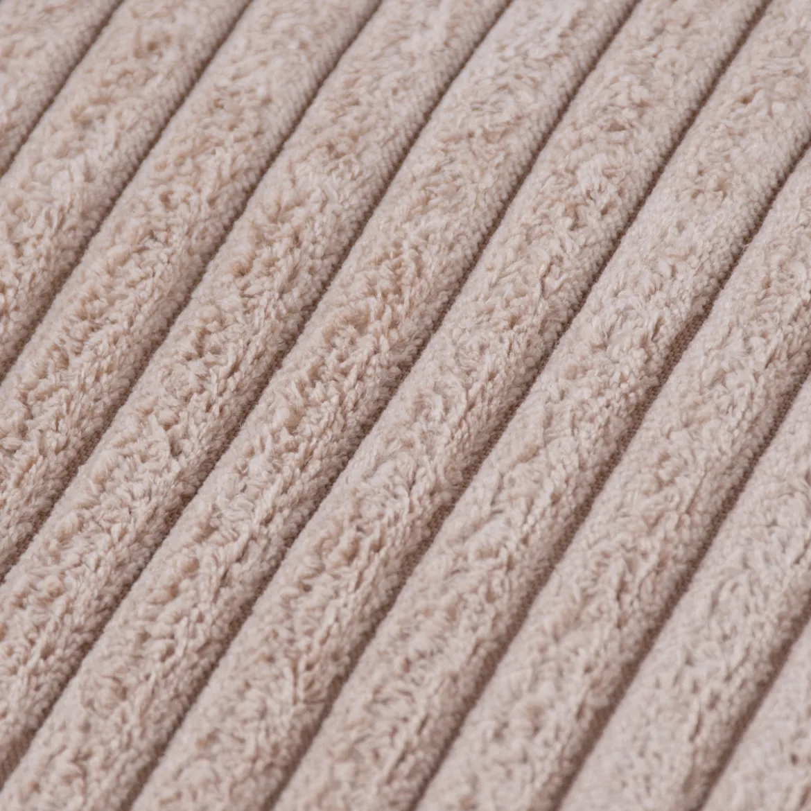 Cord Polsterstoff Möbelstoff Breitcord Baby Rib beige 1,45m breit