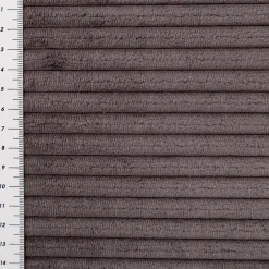 Cord Polsterstoff Möbelstoff Breitcord Baby Rib charcoal dunkelgrau 1,45m breit