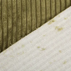 Cord Polsterstoff Möbelstoff Breitcord Baby Rib moos grün 1,45m breit