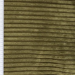 Cord Polsterstoff Möbelstoff Breitcord Baby Rib moos grün 1,45m breit
