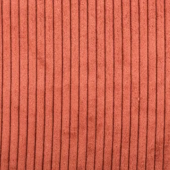 Cord Polsterstoff mit Fleckschutz Capri uni terracotta-braun 1,45m Breite