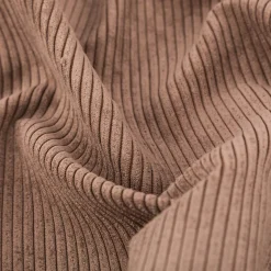 Cord Polsterstoff mit Fleckschutz Capri uni braun 1,45m Breite