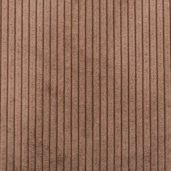 Cord Polsterstoff mit Fleckschutz Capri uni braun 1,45m Breite