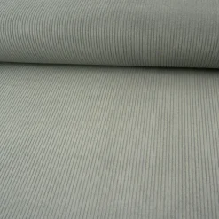 Cord Stoff aus Baumwolle Bekleidungsstoff Dekostoff 4,5W grob vorgewaschen einfarbig grau 1,4m Breite