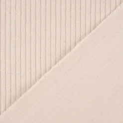 Cord Stoff aus Baumwolle Bekleidungsstoff Dekostoff 4,5W grob vorgewaschen einfarbig helles beige 1,4m Breite