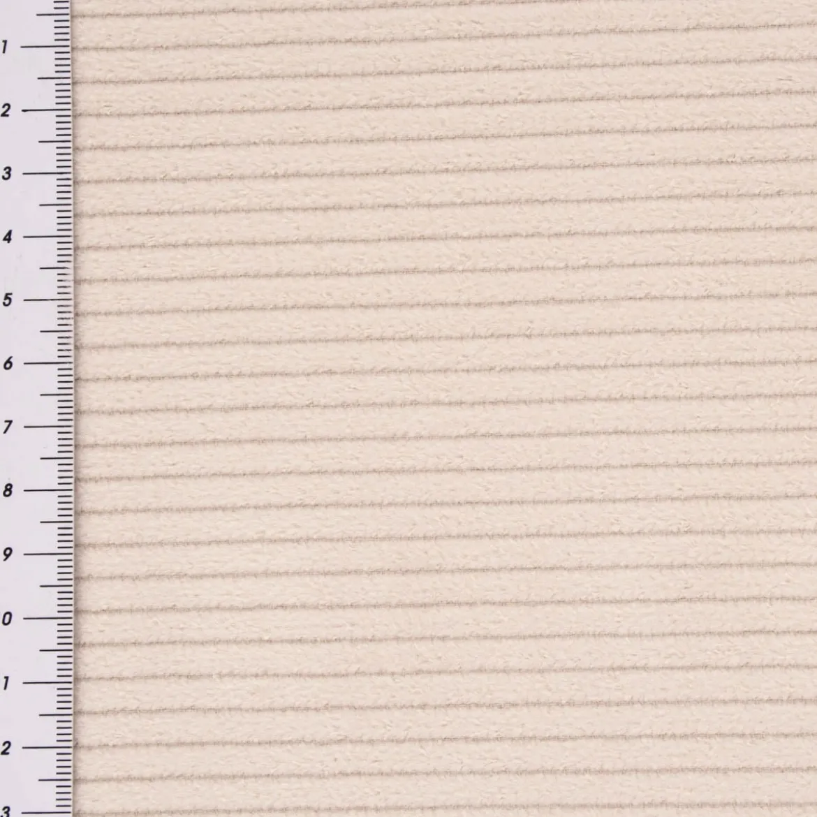 Cord Stoff aus Baumwolle Bekleidungsstoff Dekostoff 4,5W grob vorgewaschen einfarbig helles beige 1,4m Breite