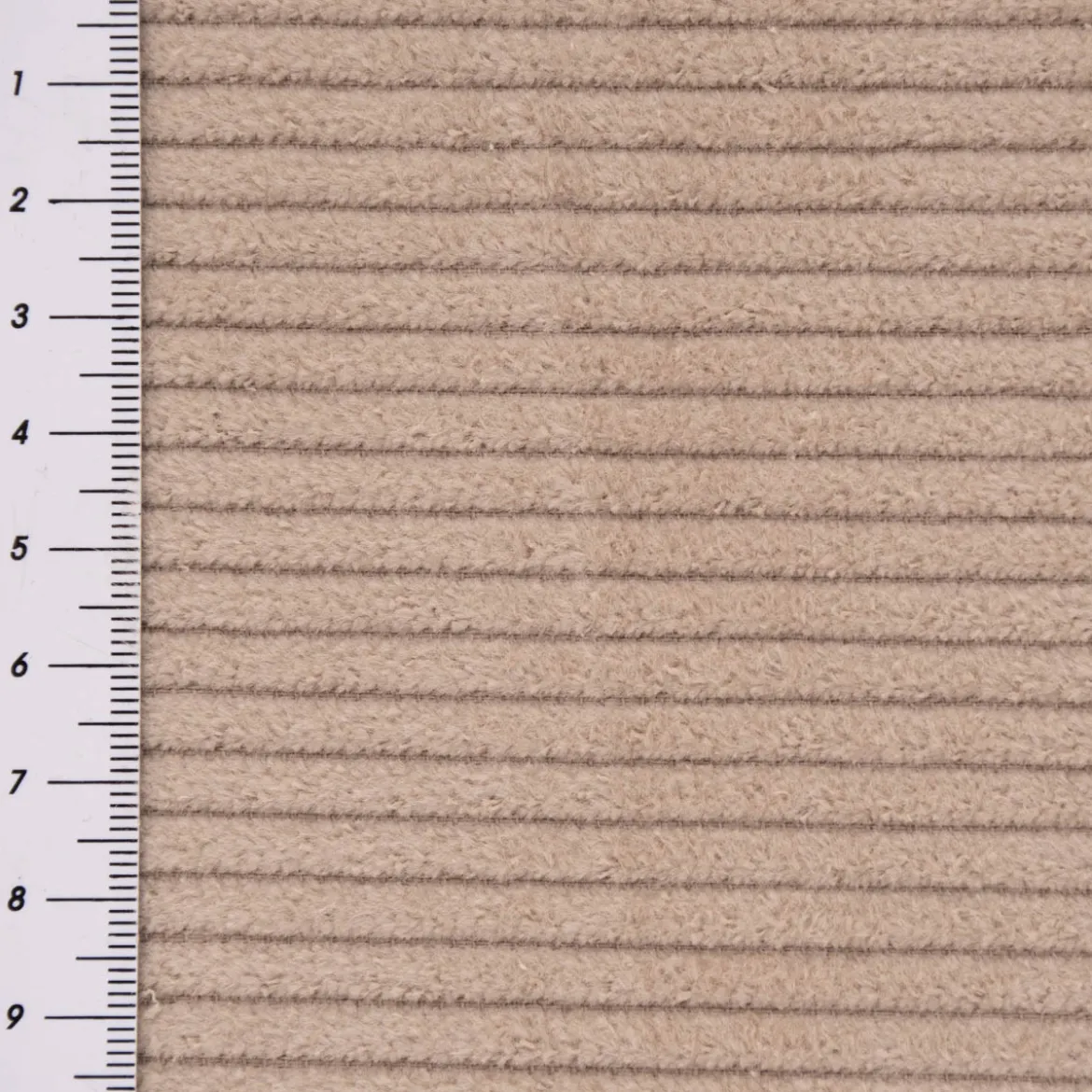 Cord Stoff aus Baumwolle Bekleidungsstoff Dekostoff 4,5W grob vorgewaschen einfarbig sand 1,4m Breite