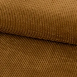 Cord Stoff aus Baumwolle Bekleidungsstoff Dekostoff 4,5W grob vorgewaschen einfarbig oliv-grün 1,4m Breite