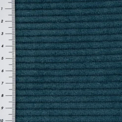 Cord Stoff aus Baumwolle Bekleidungsstoff Dekostoff 4,5W grob vorgewaschen einfarbig blau 1,4m Breite