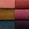 Cord Stoff aus Baumwolle Bekleidungsstoff Dekostoff 4,5W grob vorgewaschen einfarbig aubergine 1,4m Breite