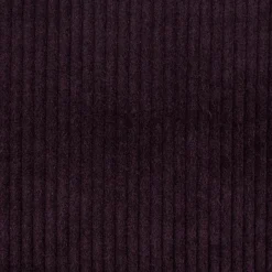 Cord Stoff aus Baumwolle Bekleidungsstoff Dekostoff 4,5W grob vorgewaschen einfarbig aubergine 1,4m Breite