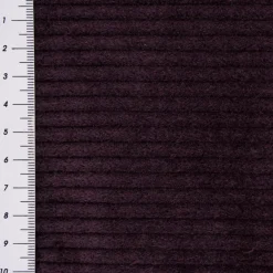 Cord Stoff aus Baumwolle Bekleidungsstoff Dekostoff 4,5W grob vorgewaschen einfarbig aubergine 1,4m Breite