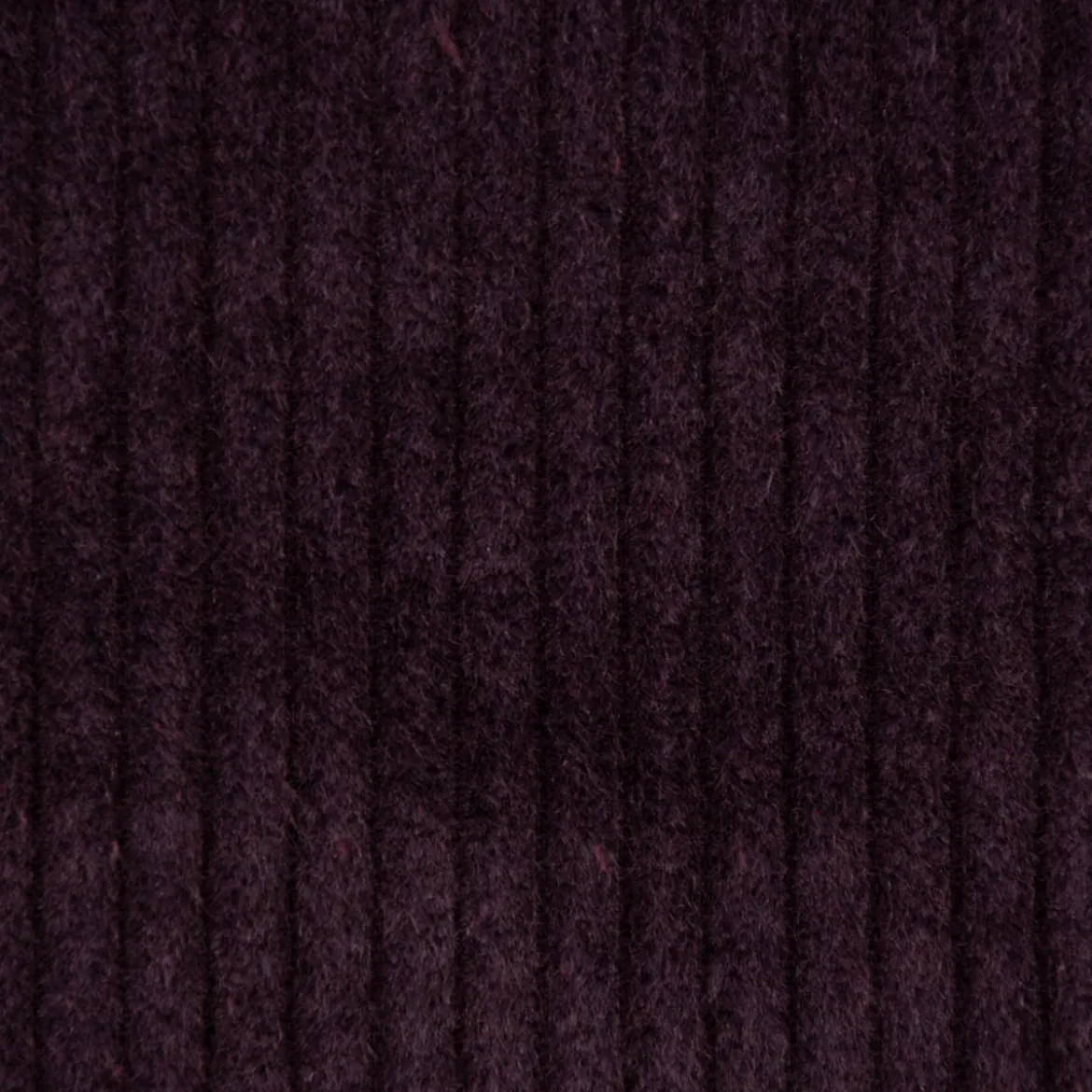 Cord Stoff aus Baumwolle Bekleidungsstoff Dekostoff 4,5W grob vorgewaschen einfarbig aubergine 1,4m Breite