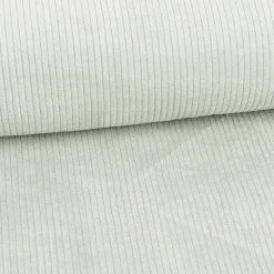 Cord Stoff aus Baumwolle Bekleidungsstoff Dekostoff 4,5W grob vorgewaschen einfarbig mint grün 1,4m Breite