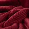 Cord Stoff aus Baumwolle Bekleidungsstoff Dekostoff 4,5W grob vorgewaschen einfarbig red wine weinrot 1,4m Breite
