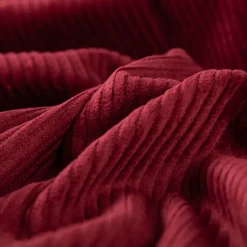 Cord Stoff aus Baumwolle Bekleidungsstoff Dekostoff 4,5W grob vorgewaschen einfarbig red wine weinrot 1,4m Breite
